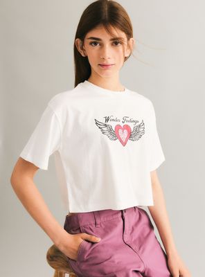 Polera Manga Corta Rock Vibes