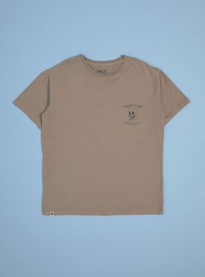 Polera Focal Print Manga Corta
