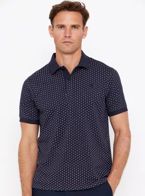 Polera Polo Piqué Estampado