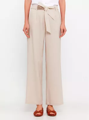 Pantalón Recto Lino
