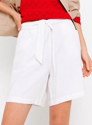 Pantalón Bermuda Lino