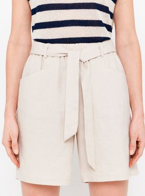 Pantalón Bermuda Lino