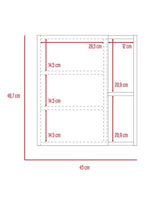 Imagen 2 del producto Gabinete de Baño Manchester 1C Negro