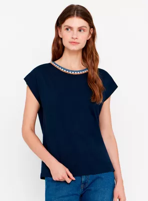 Polera Detalle Crochet