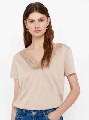 Polera Efecto Lino