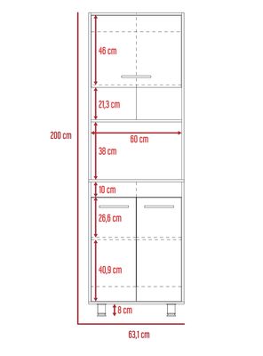 Imagen 2 del producto Módulo Kitchen 60 Orion Duna-Blanco