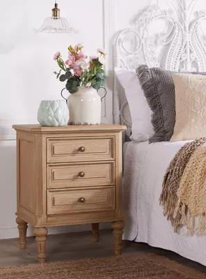 Velador Vinci 3 Cajones