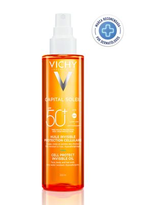Imagen 2 del producto Capital Soleil Aceite invisible Cell Protect FPS 50+ 200ml Textura Aceite