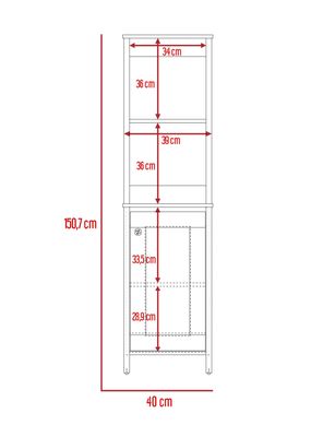 Imagen 2 del producto Mueble Optimizador 1 Bath Bi-Color