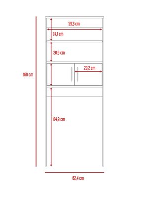 Imagen 2 del producto Mueble Optimizador WC Bath Bi-Color Blanco-Duna