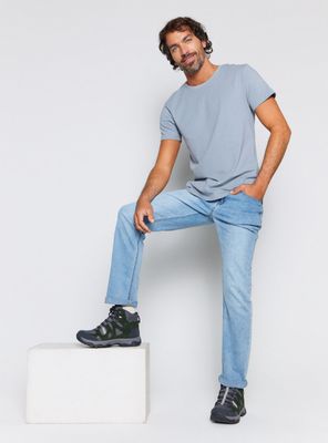 Imagen 2 del producto Zapatilla Outdoor Caña Media Tellus Mid Cuero Hombre