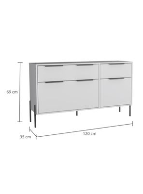 Imagen 2 del producto Cómoda White Collection Blanco 4C