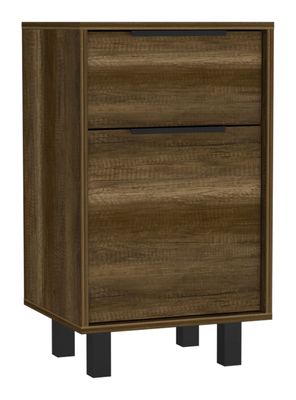 Velador Kaia Z-41 1 Cajón 1 Puerta Caramelo-Wengue
