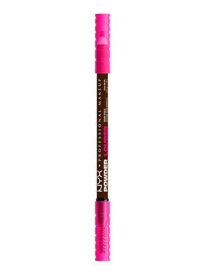 Lápiz de Cejas Nyx Powder Louder Brow Pencil Ash Brown 1.15 g