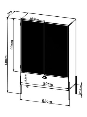 Imagen 2 del producto Vitrina York 27897