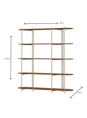 Imagen 2 del producto Estante Enya 5 Repisas Canela