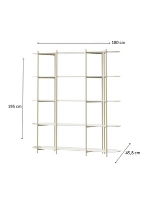 Imagen 2 del producto Estante Enya 5 Repisas Off White