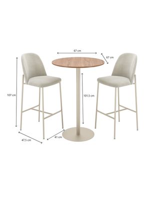 Imagen 2 del producto Set Bar Orb + 2 Pisos Luci Soft Palha