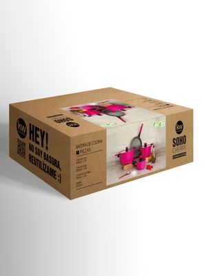 Imagen 2 del producto Batería de Cocina 7 Piezas Soho Cherry