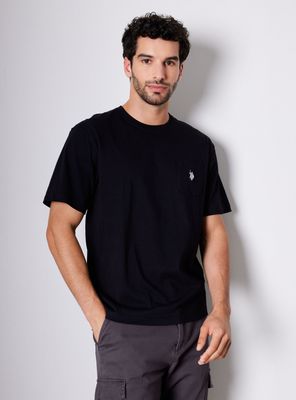 Polera Manga Corta Jersey Con Bolsillo Y Logo
