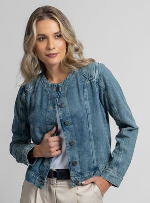 Chaqueta Roma Celeste