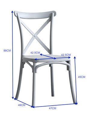 Imagen 2 del producto Pack de 4 Sillas Comedor Stack Negro
