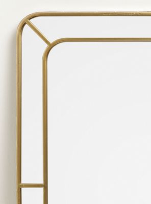 Imagen 2 del producto Espejo Rectangular Dorado 60 x 80 cm