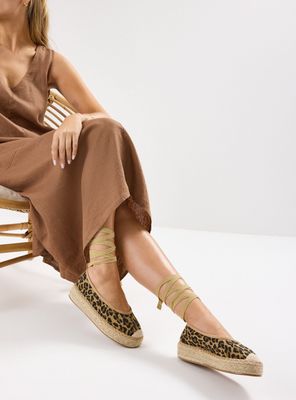 Alpargata Canvas con Lazo Al Tobillo Mujer