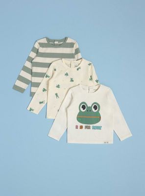 Polera Tripack con Estampados