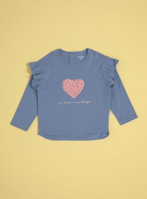 Polera con Bolsillo y Botones Delanteros