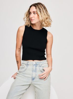 Polera Tejida sin Mangas