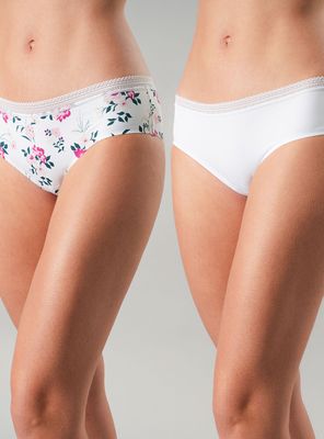 Pack 2 Pantaleta Micro Print Bonded