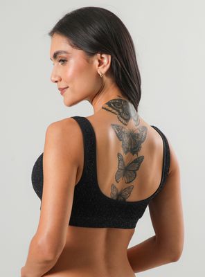 Imagen 2 del producto Peto Seamless Rib Lurex Color Básico