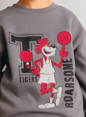 Imagen 2 del producto Polerón Fleece Crew Estampado Flock