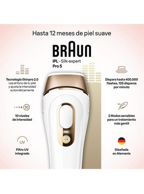 Imagen 2 del producto Depiladora IPL Silk-Expert Pro 5 Corporal y Facial