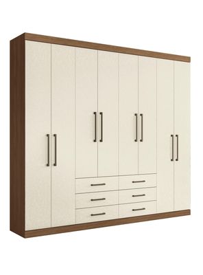 Imagen 1 del producto Clóset Master 8 Puertas 6 Cajones Jatoba/Areia