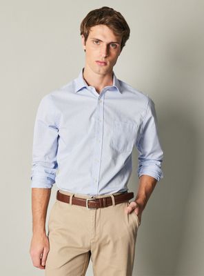 Camisa Manga Larga Cuadro Chico