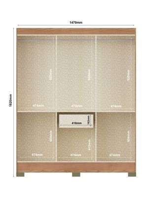 Imagen 2 del producto Clóset Roma 6 Puertas