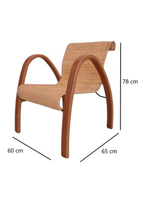 Imagen 2 del producto Silla Trina Café