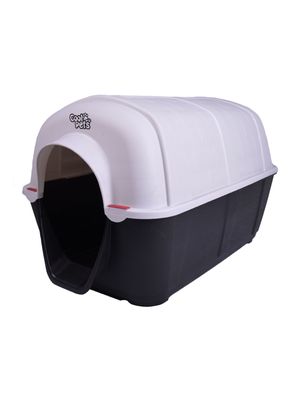 Casa Cool Pets para Perros M con Ventilación Negra