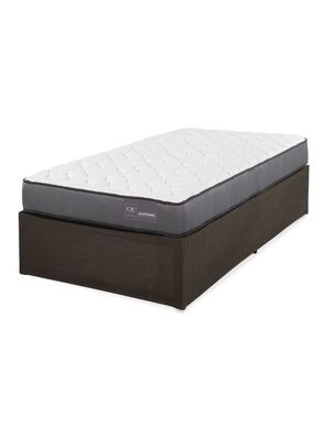 Cama Europea Iron Smart Anatomic 1.5 Plaza + Faldón