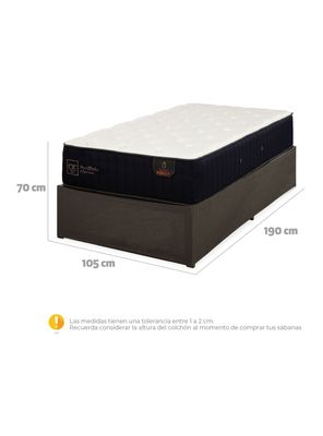 Imagen 2 del producto Cama Europea Iron Smart Premium 1.5 Plazas + Faldón