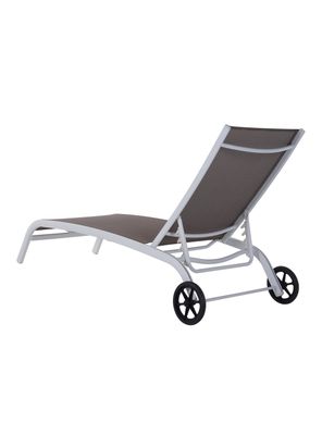 Imagen 2 del producto Reposera Aluminio Ajustable con Ruedas Orlando