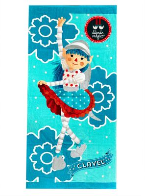 Imagen 1 del producto Toalla de Playa Infantil Duendes 75 x 150 cm