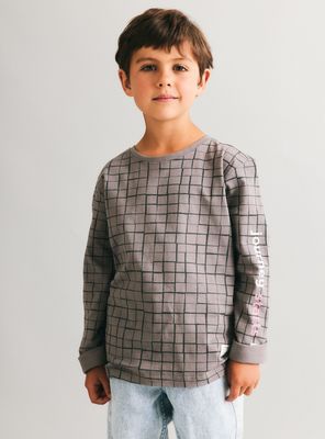 Polera Tie Dye Estampado Manga