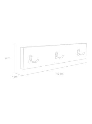 Imagen 2 del producto Perchero Sócrates 3 Ganchos