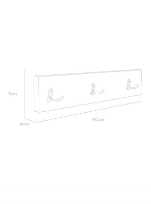 Imagen 2 del producto Perchero 3 Ganchos Sócrates