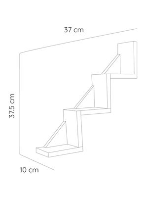 Imagen 2 del producto Set 2 Repisas Dalia Bi-Color