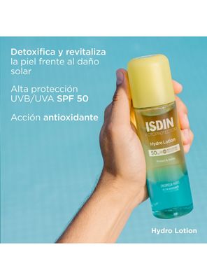 Imagen 2 del producto Fotoprotector ISDIN Hydro Lotion Protect SPF50 200 ml