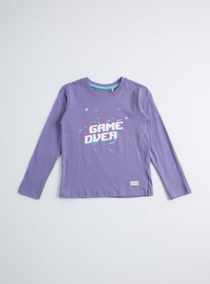 Imagen 2 del producto Polera Estampada con Rib en el Cuello